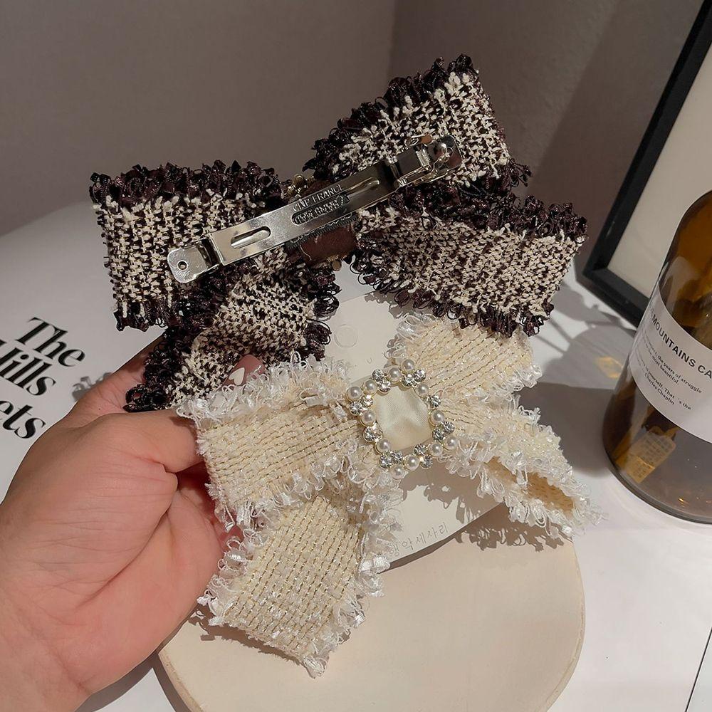 Kẹp Tóc Nơ Bằng Vải Thời Trang Dành Cho Nữ|Dây Cột Tóc Phong Cách Hàn Quốc Xinh Xắn Cho Nữ