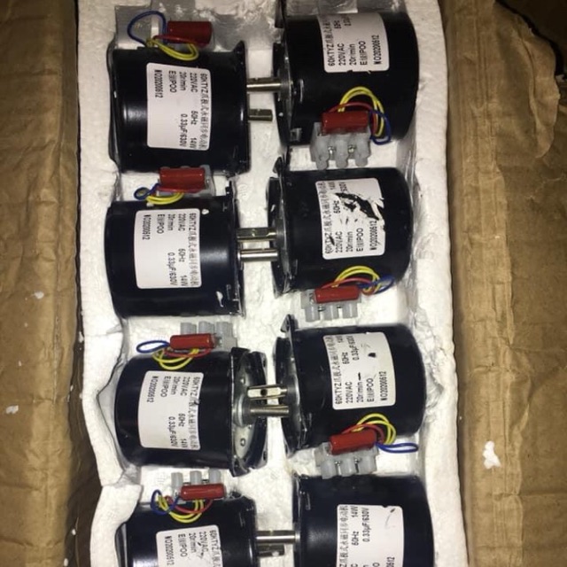 Mô tơ giảm tốc 20v/p