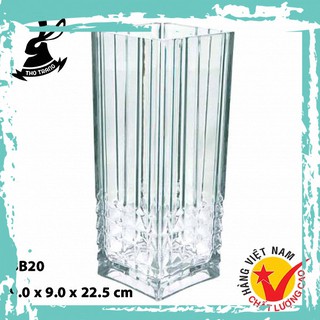 Bình bông bb20 nhựa trong acrylic cao cấp fataco việt nam - chính hãng