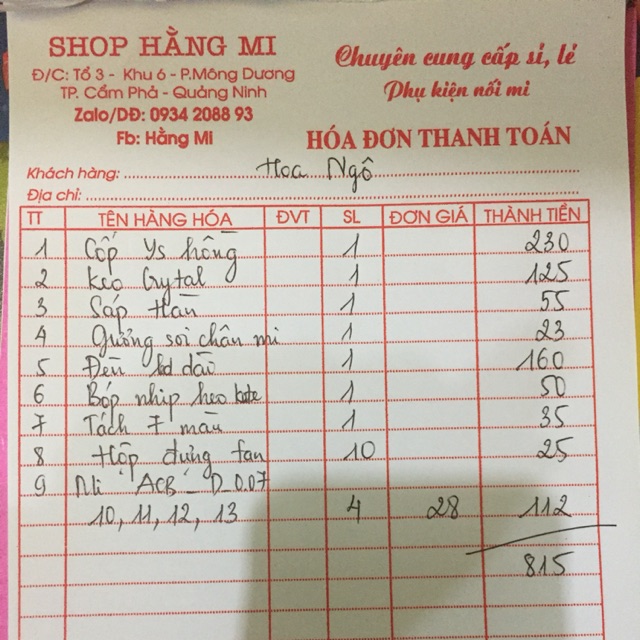 Combo phụ kiện nối mi