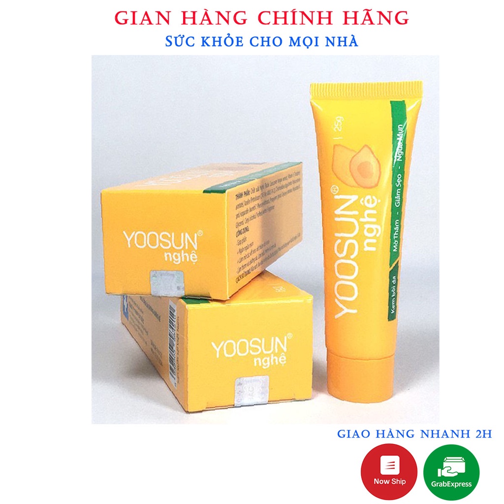 Kem Bôi Da Yoosun Nghệ.Bôi Vết Sẹo,Vết Thâm Do Mụn.Dưỡng Da,Làm Mềm Mịn Sạch