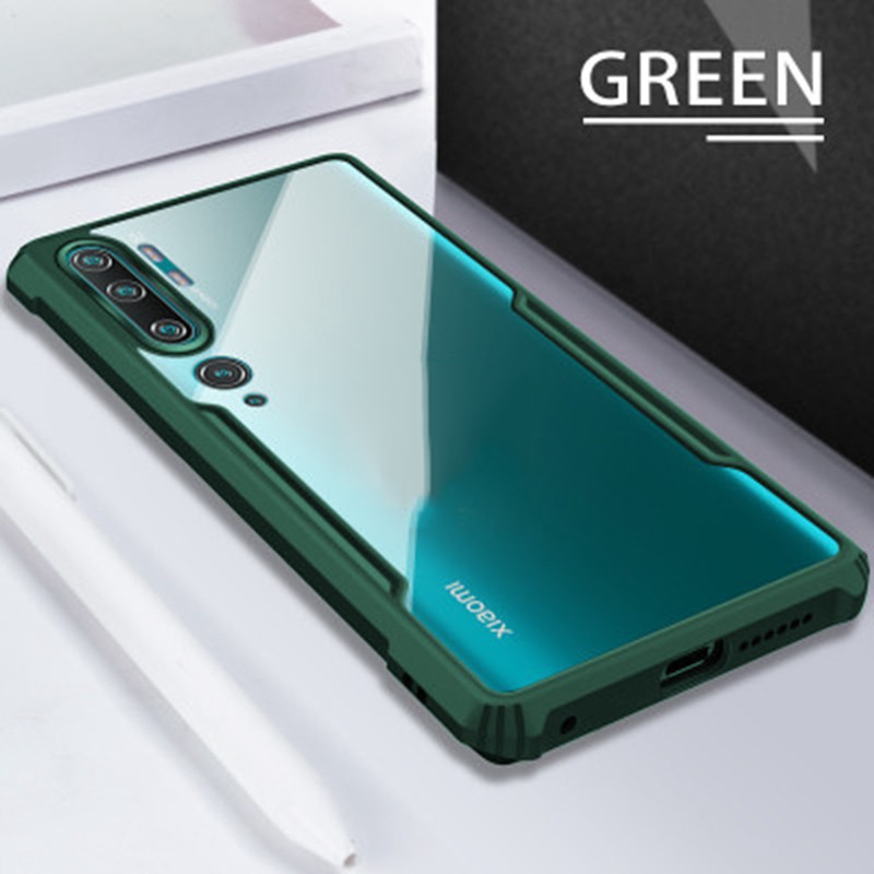 Ốp điện thoại viền TPU màu sắc trong suốt thời trang dành cho Xiaomi Note 10 Pro Mi CC9 Pro