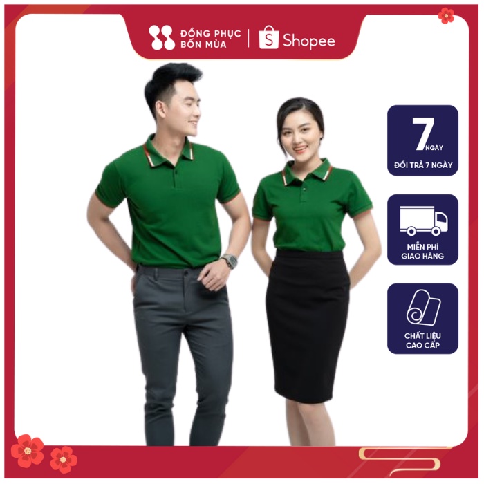 Áo Polo Nam / Nữ cổ bẻ thun basic cộc tay vải cá sấu cotton phong cách trẻ trung chuẩn form n đủ size sẵn hàng