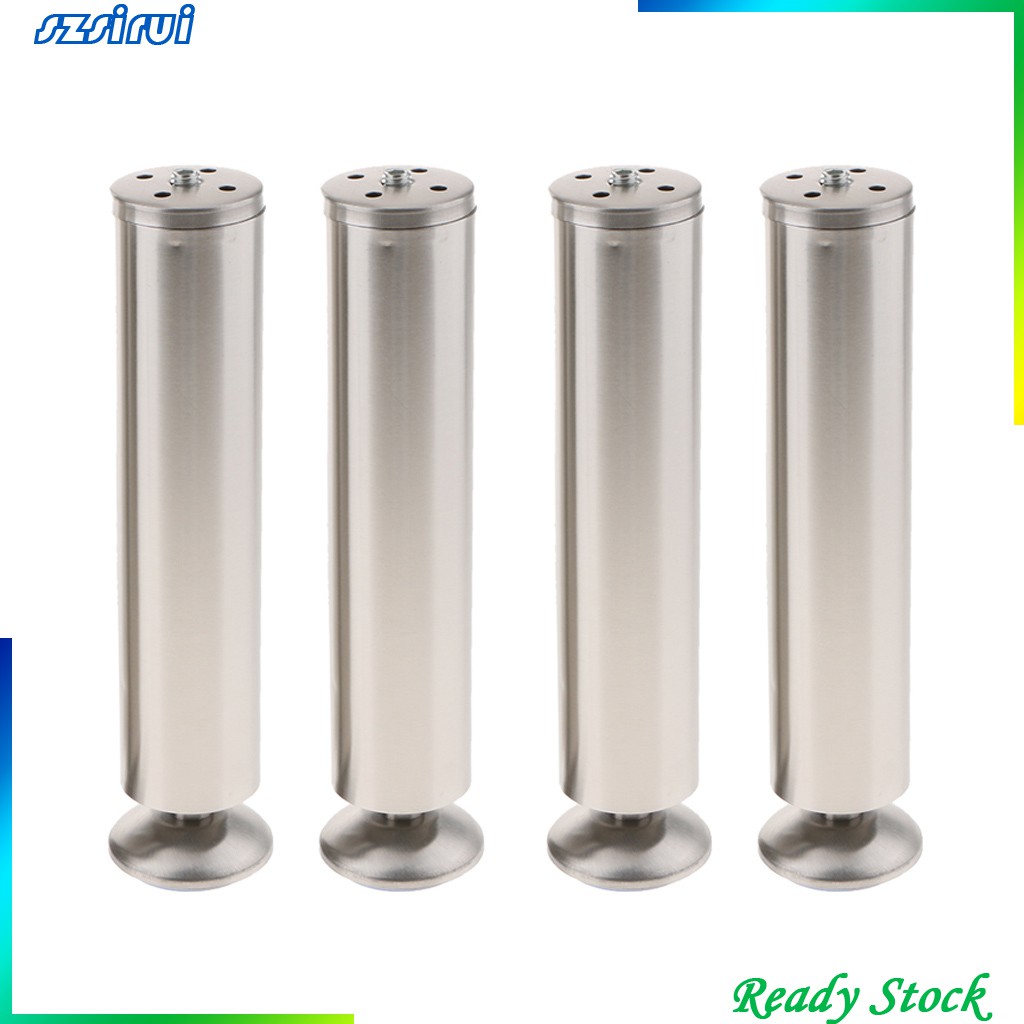 Set 4 Chân Bàn Ghế Bằng Thép Không Gỉ 2inch