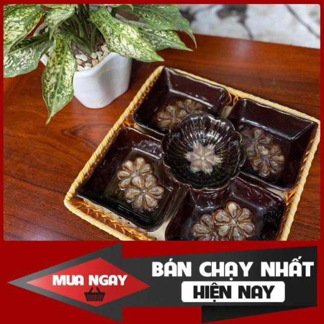 [SP BÁN CHẠY] Khay đựng bánh trôi bánh chay Bát Tràng