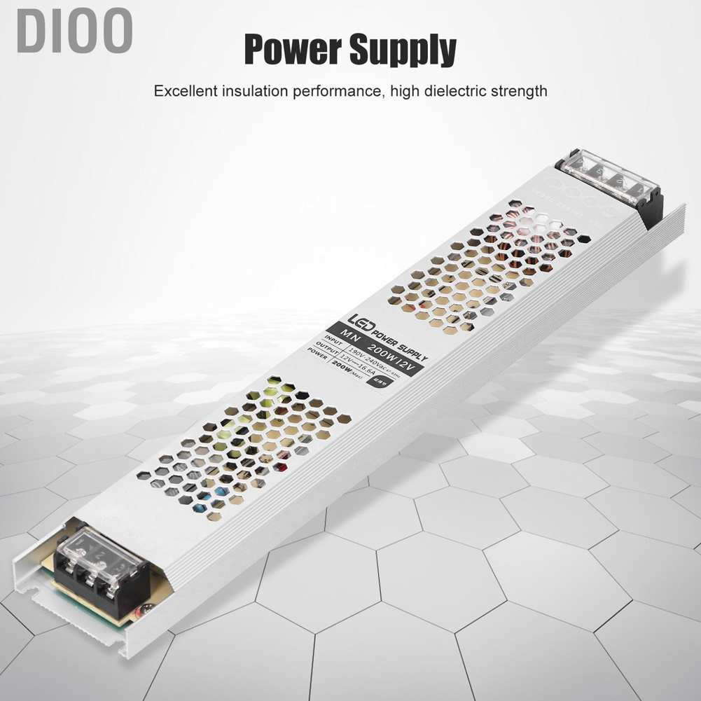 Bộ Chuyển Nguồn Đèn Led Dio 200w Chống Nước Ac 190 240v