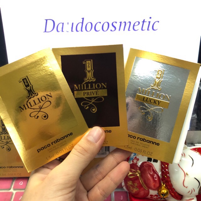 [vial] Nước hoa Paco Rabanne 1 Million One Million EDT 1.5ml