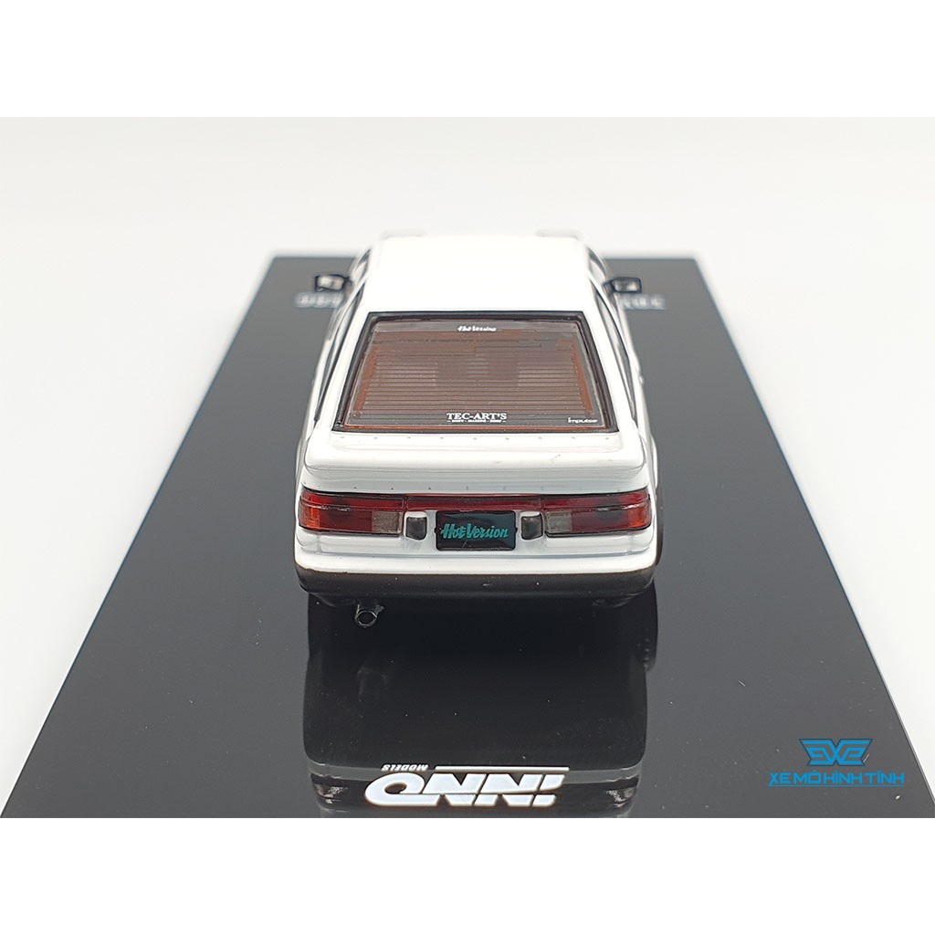 Xe Mô Hình Toyota Sprinter Trueno AE86 &quot; Drift Car&quot; Ti Lệ 1:64 Hãng sản xuất Inno Model ( Trắng Mui Xanh )