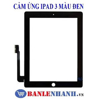 Mặt kính cảm ứng ipad 3 màu đen