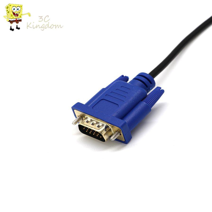 Dây Cáp Chuyển Đổi Hdmi-Compatible Sang Vga D-Sub Cho Tv Pc X3Ckingdomx