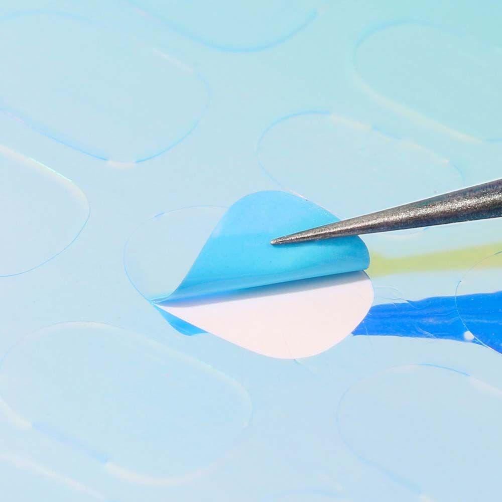 Sticker Dán Móng Nghệ Thuật Hình Viên Kẹo Ba Chiều Màu Laser Cực Quang DIY