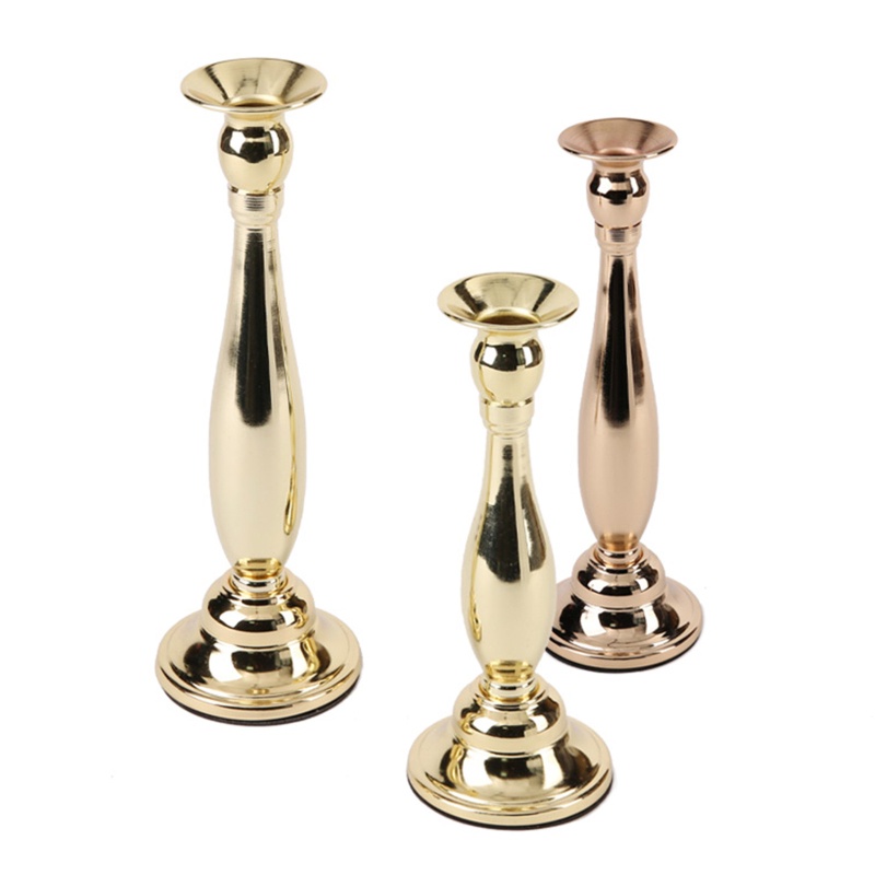 Giá Đỡ Nến Bằng Kim Loại Phong Cách La Mã Châu Âu Cổ Điển Trang Trí Bàn Tiệc Cưới Tại Nhà