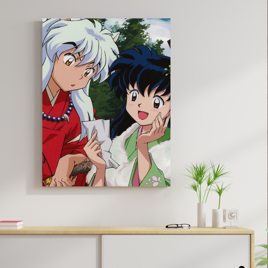 Tấm Áp Phích Bằng Gỗ Hình Inuyasha Ver 2 '' X 30cm