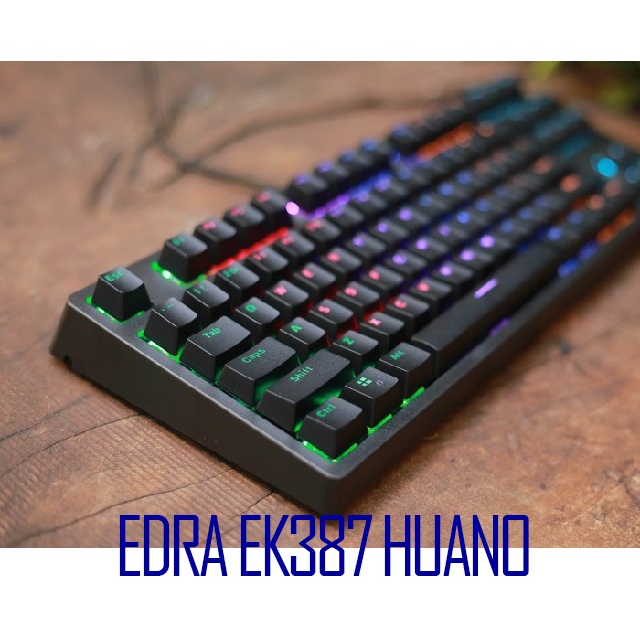 Bàn phím cơ Edra EK387 Huano brownredblue sw  chính hãng