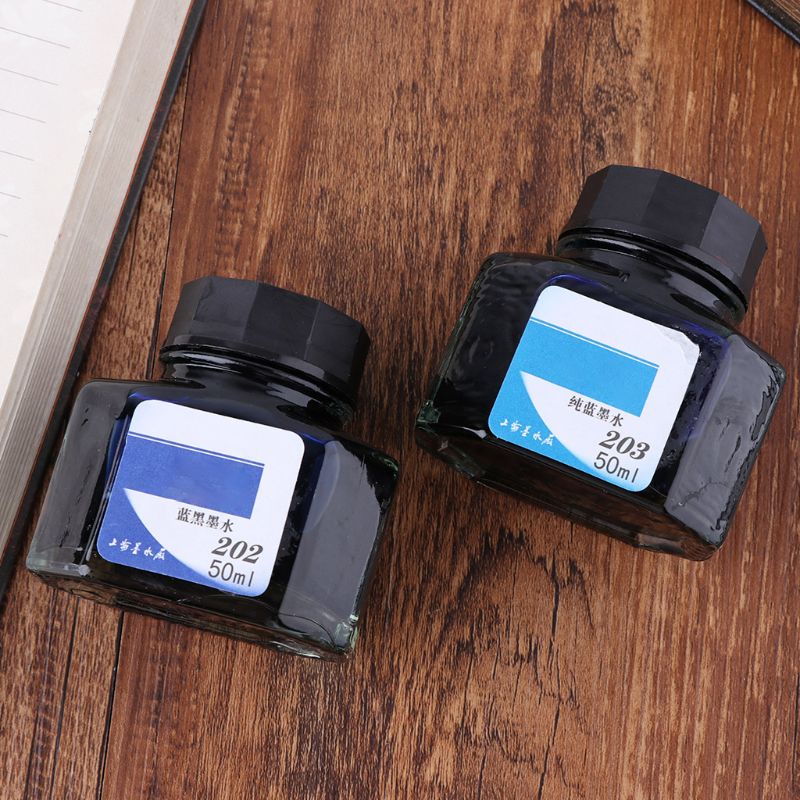 Bút Mực Nước Dạng Chai Thủy Tinh Mượt Mà 50ml