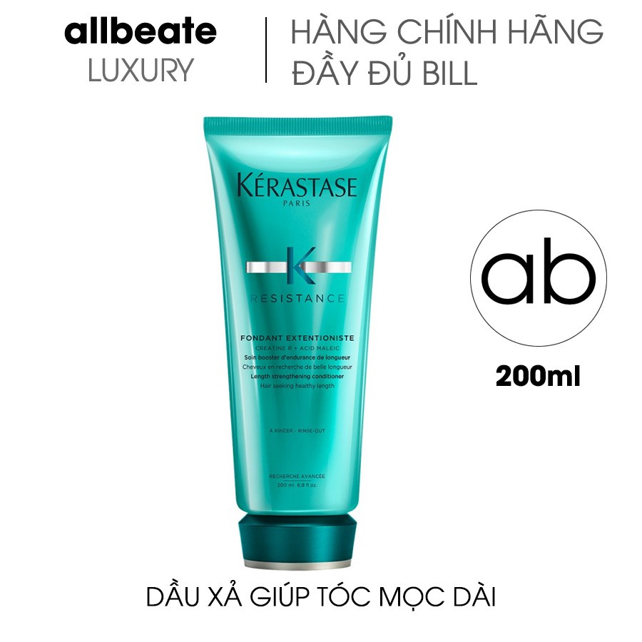 Dầu xả Kerastase giúp tăng độ dài cho tóc Resistance Fondant Extentioniste 200ml