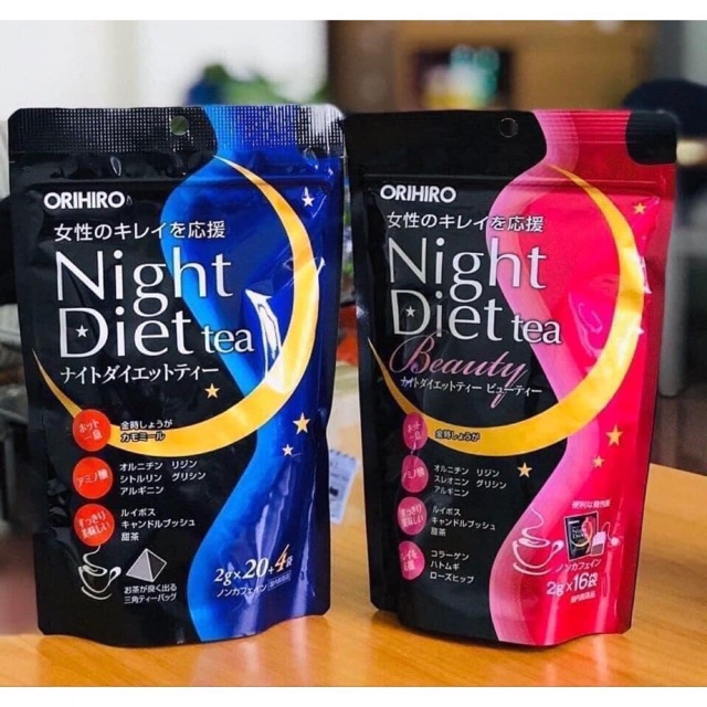Trà giảm cân Night Diet Tea orihiro Nhật bản