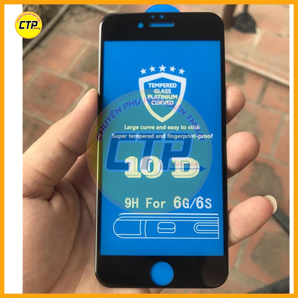 ⚡️FREESHIP Trên 50k⚡️Cường lực iphone 10D full màn cho Iphone 6/6s/6p/6sp/7/8/7p/8p/X/Xsmax/Xr/ip11/ip11pro/ip11promax | BigBuy360 - bigbuy360.vn