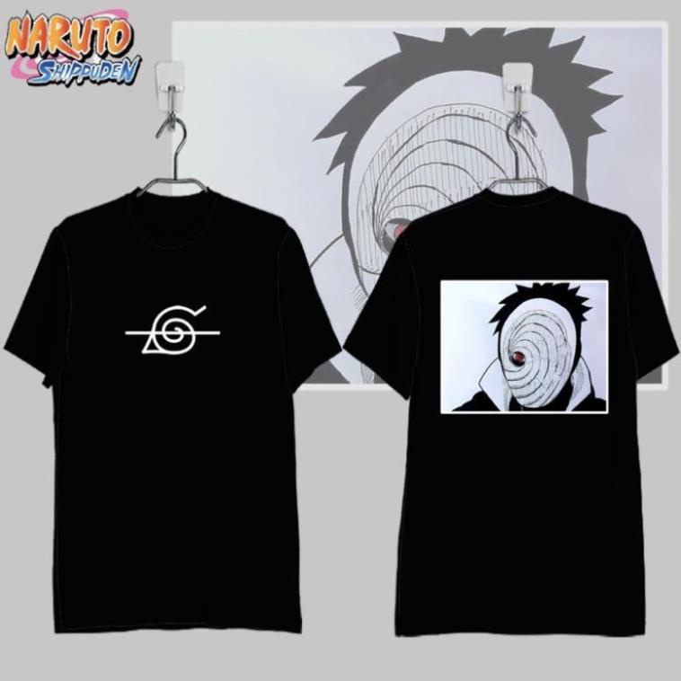 BÁN CHẠY - Áo thun Naruto Shippuuden x Anisthetics - Akatsuki Obito Anime siêu chất sp bán chạy