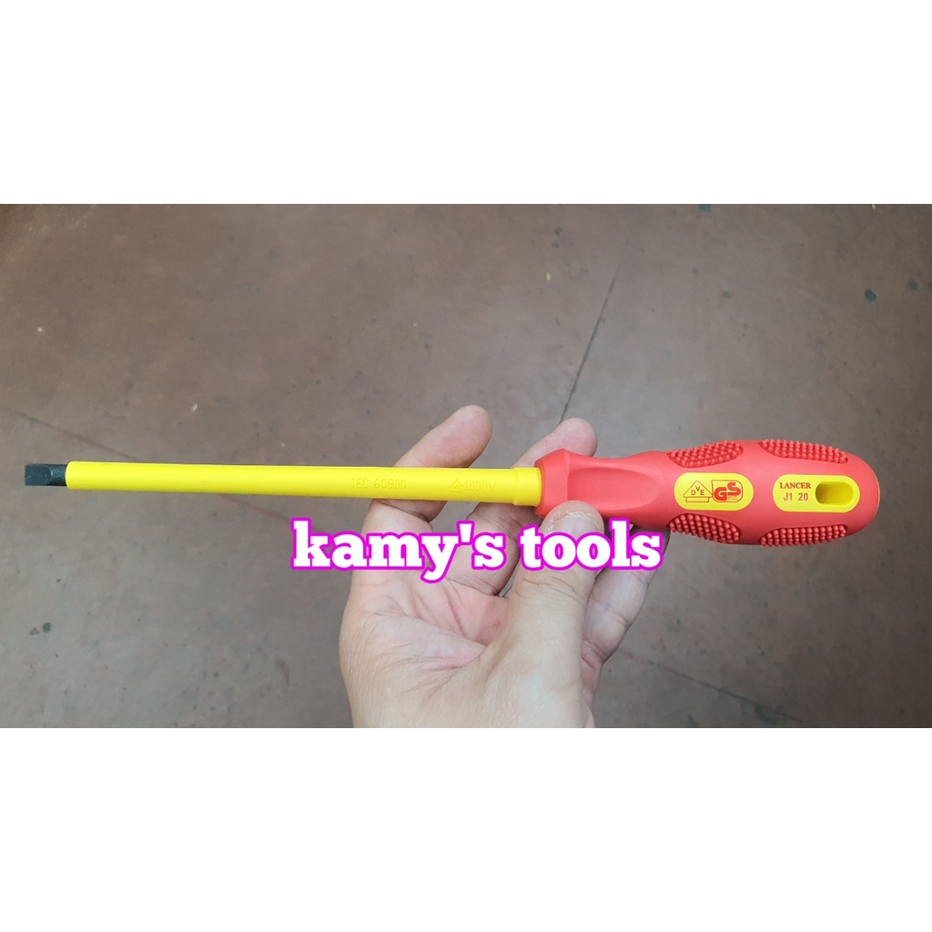 Tua vít bake dẹp cách điện Lancer 1000V 6mm cao cấp đài loan
