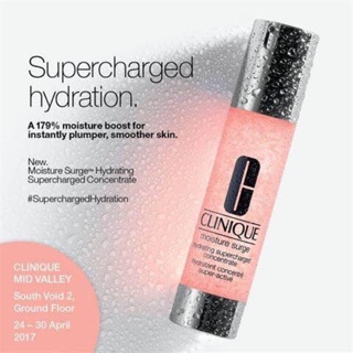 1. Tinh chất Clinique Moisture Surge Hydrating Supercharged Concentrate