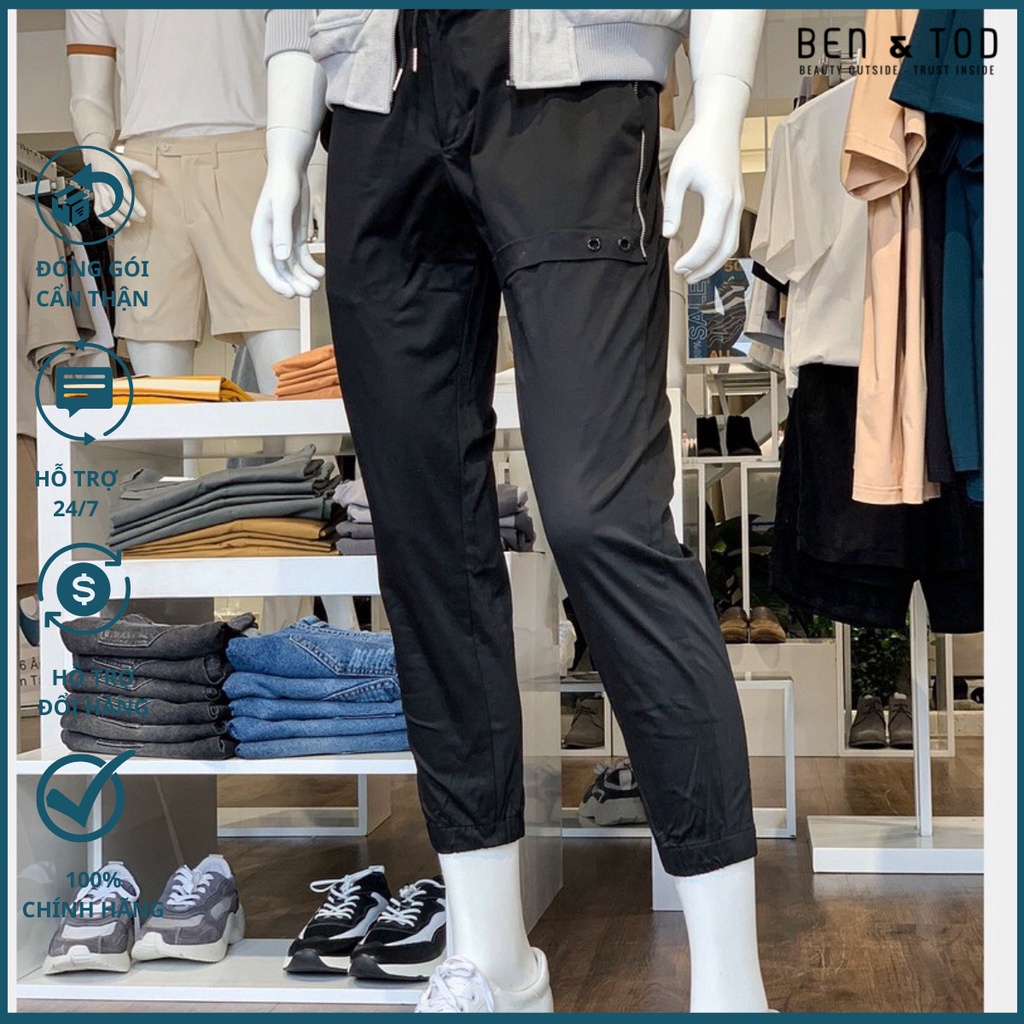 Quần Jogger thun nam BEN & TOD co giãn thoáng mát trẻ trung năng động 19099