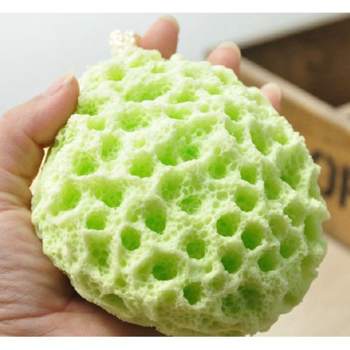 [Hàng mới về] Bông tắm cotton màu sắc tươi sáng tiện dụng