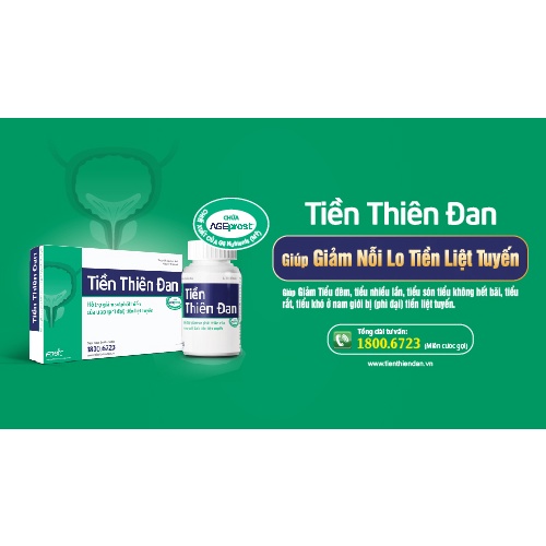 Tiền Thiên Đan - Hỗ trợ giảm sự phát triển của u xơ  tiền liệt tuyến