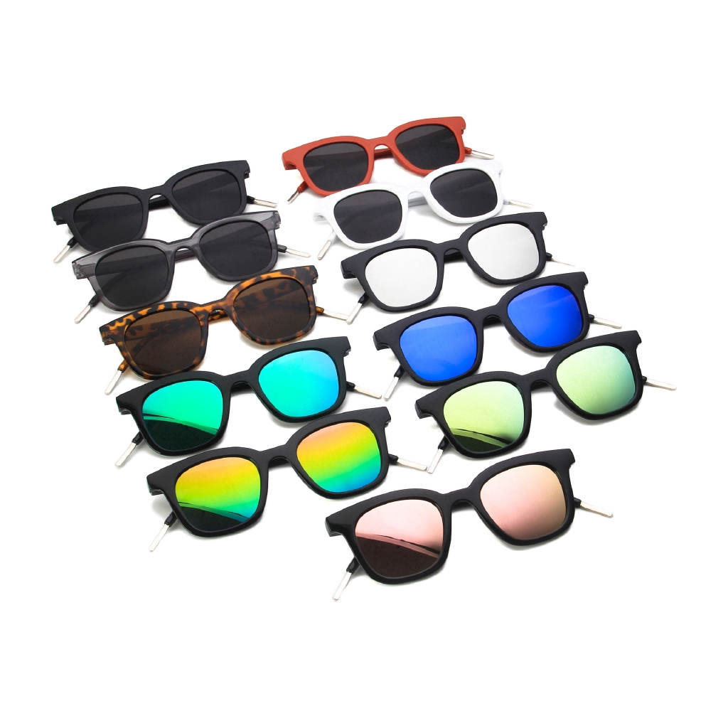 Kính mát tráng gương gọng vuông thời trang cho nam SAMJUNE