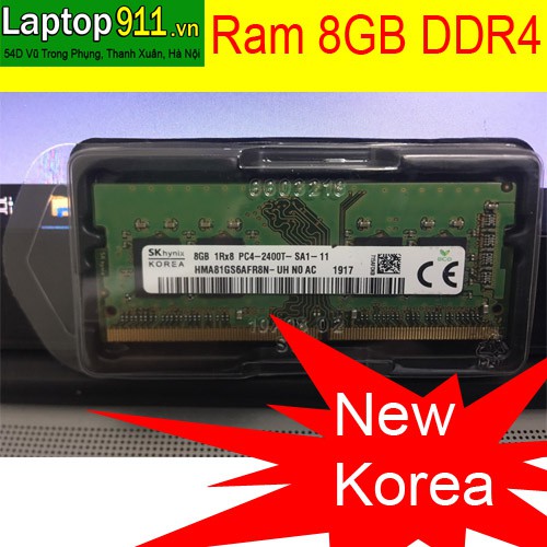 Ram laptop DDR4 8gb bus 2400mhz 2666mhz samsung Hynix mới 100% bảo hành 36 tháng- đứng đầu thế giới về chíp nhớ | BigBuy360 - bigbuy360.vn