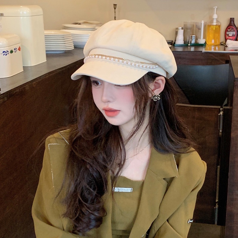 Nón beret thời trang mùa hè phong cách Hàn Quốc thời trang cho nữ