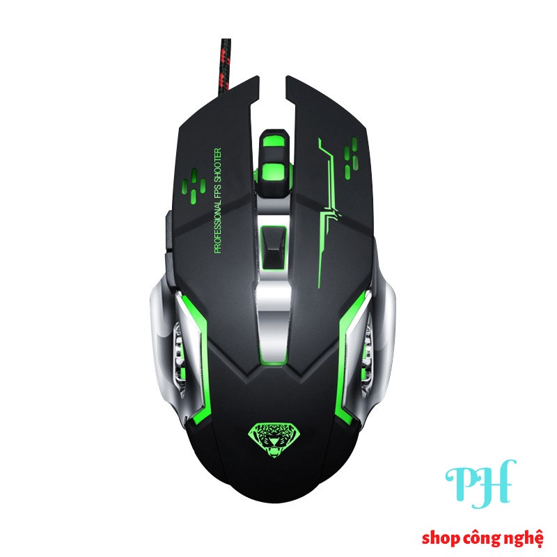 Chuột Gaming Có Dây DIVIPARD G502 Led Đa Màu DPI 3200 Thiết Kế Đẹp Phù Hợp Chơi Game Và Làm Việc