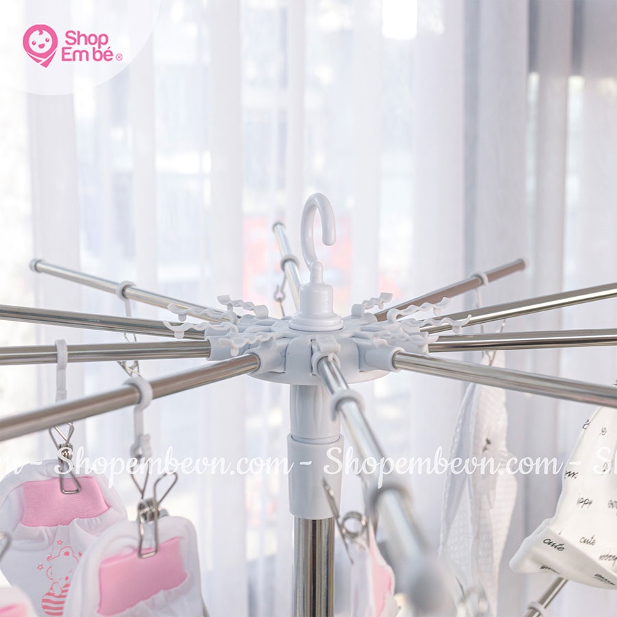 Cây Treo Quần Áo Cho Bé Đa Năng Full Inox