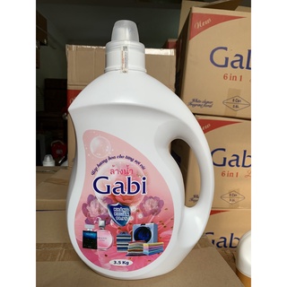Nước giặt xả quần áo 2 in 1 Gabi cao cấp thơm lâu, sạch sâu - Dung tích 3.6L