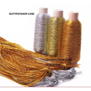 cuộn 300met dây thun kim tuyến co giản size 0.8mm / bó 150m dây thun kim tuyến co giản size 1.2mm -1,5mm