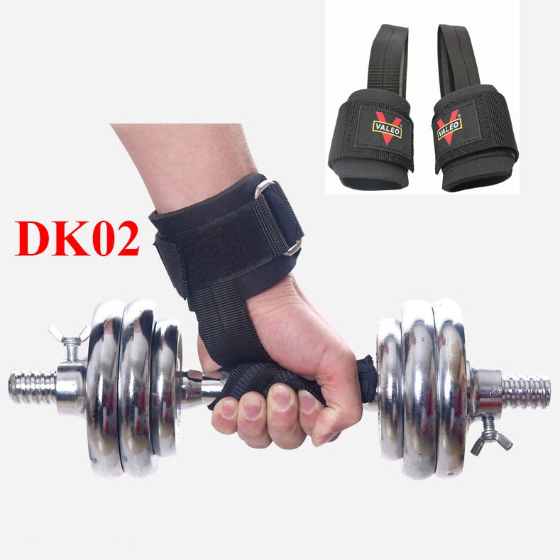 Dây kéo Lift Straps kết hợp quấn cổ tay hỗ trợ tập Deadlift, treo xà, kéo lưng