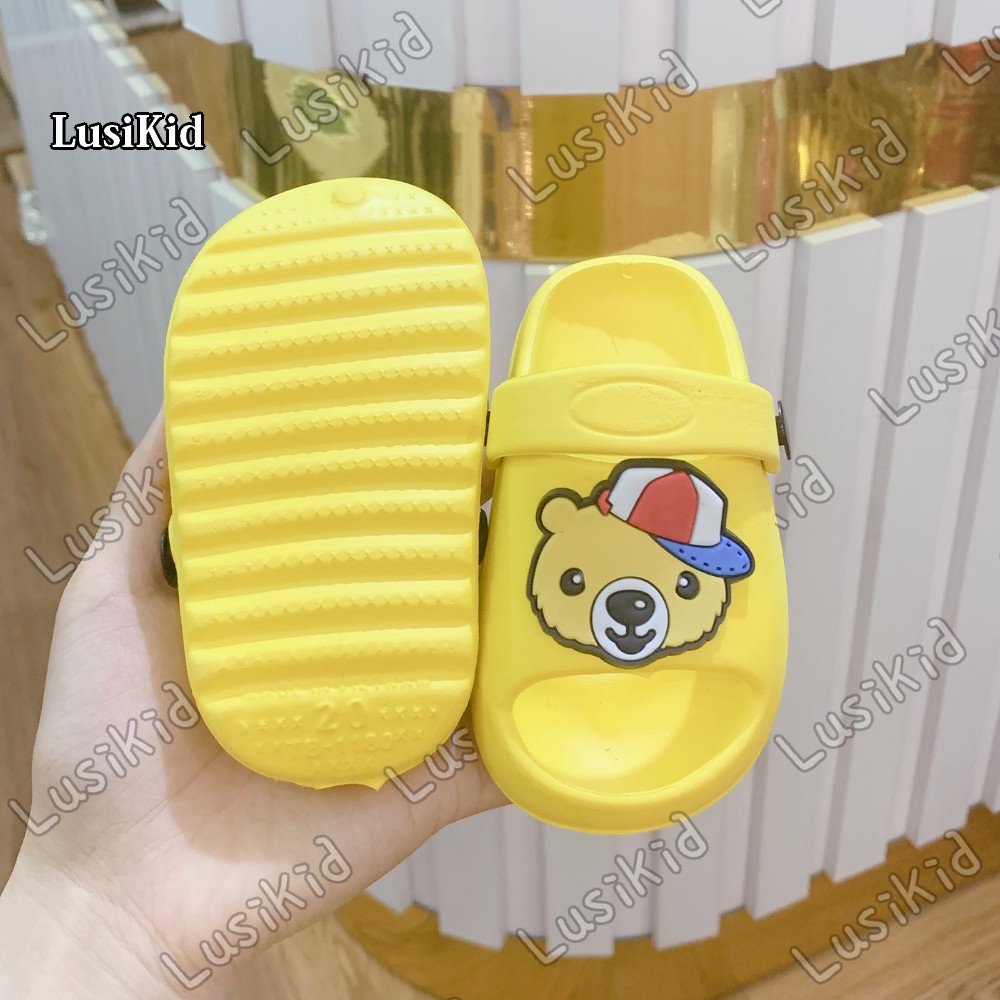 Dép 𝐁Á𝐍𝐇 𝐌Ì Hở Mũi BOB Quai Hậu Siêu 𝐍𝐡ẹ Siêu 𝐂𝐔𝐓𝐄 Dành Cho Bé Trai-Bé gái 5Màu FullSize 18-29