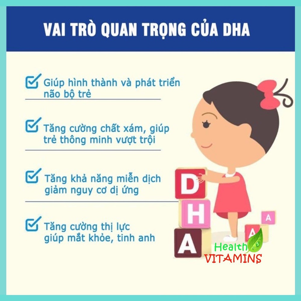 Combo Dha kids Bioisland và Canxi Milk Bioisland hỗ trợ bé tăng chiều cao và trí thông minh