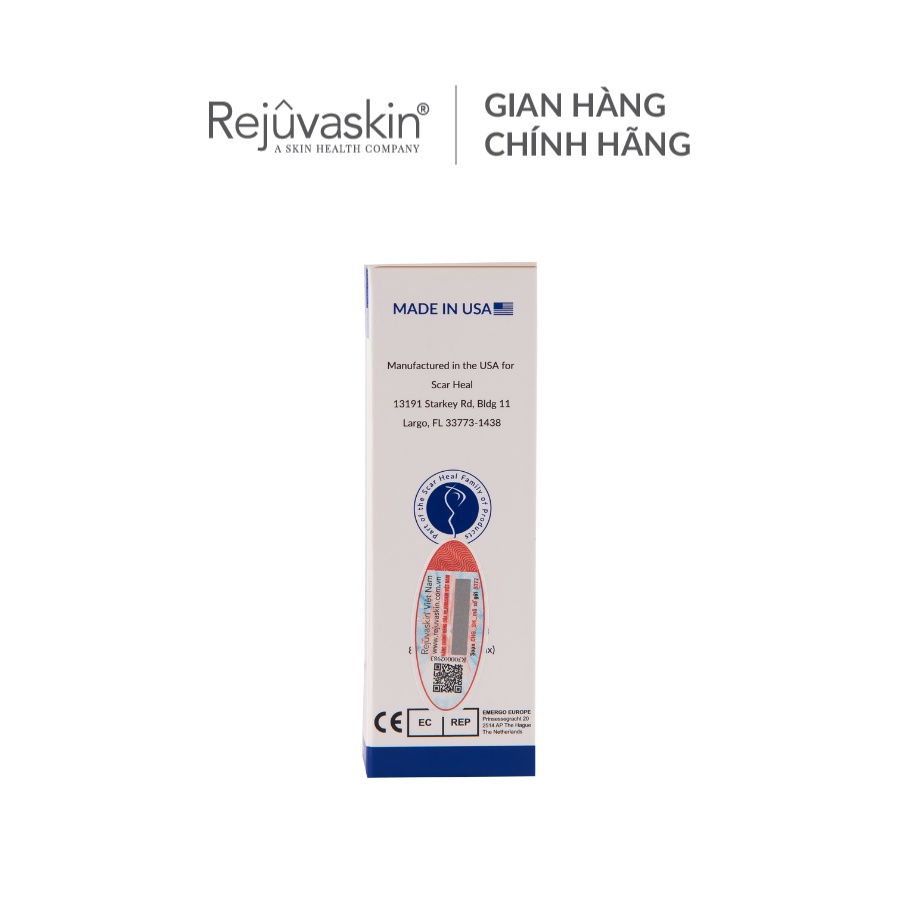 [Mã FMCGREJU82 giảm 8% đơn 250k] Gel Xóa Sẹo Lồi / Phì Đại REJUVASKIN Scar Rejuvasil 30ml