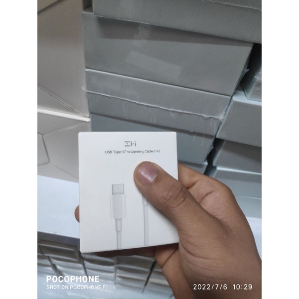Cáp sạc nhanh USB-C to L ZMI AL870 TRẮNG dài 1 mét chính hãng tiện lợi cao cấp độ bền cao - Minh Tín Shop