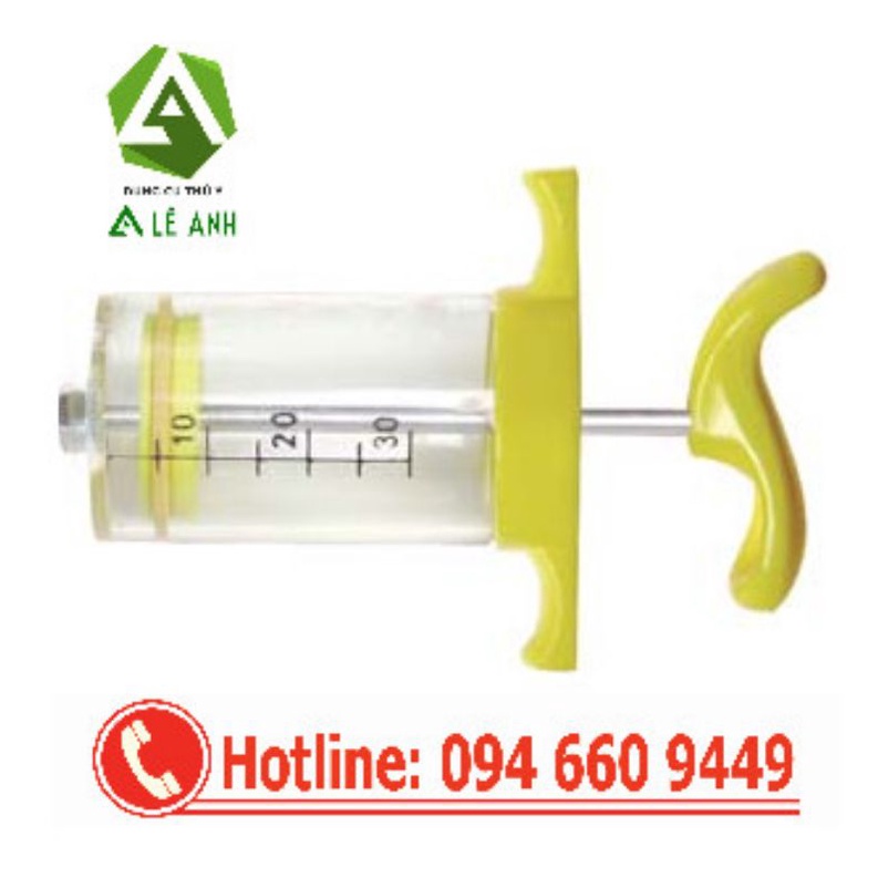 Xilanh nhựa 30ml - 50ml - 100ml, bơm tiêm nhựa tpx, xilanh thú y