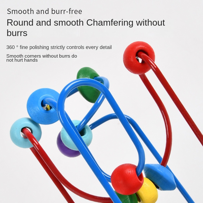 Đồ Chơi Hạt Gỗ mini Nhiều Màu Sắc Giáo Dục Sớm Cho Bé MY00245