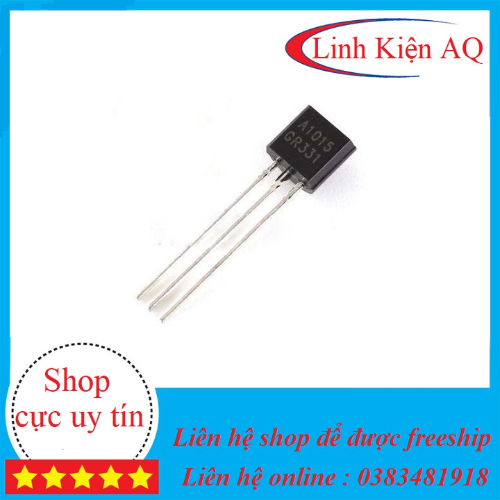 Combo 10 Transistor PNP A1015 0.15A-50V( Chân cắm TO-92)-linhkienaq