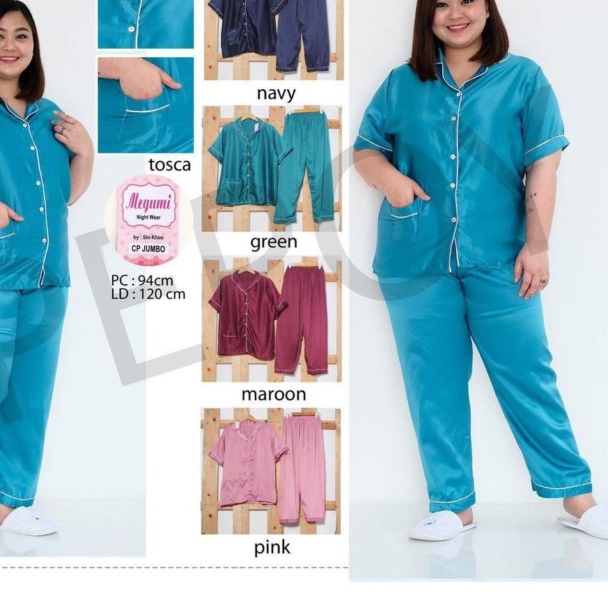 (Giao Hàng Miễn Phí) Áo Thun Nữ Mã 597 Pluto Cp Jumbo Xxl-Xxxl Satin Thêubos Piyama