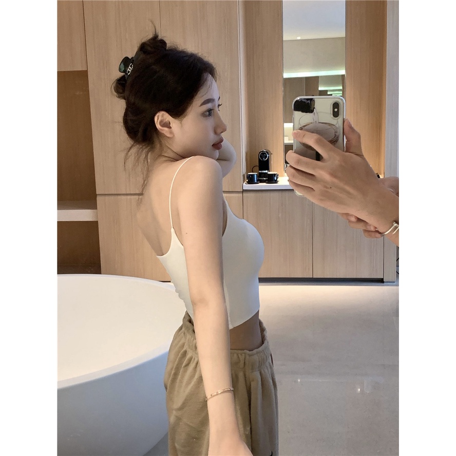 Cocory vn Áo Croptop Sát Nách Thiết Kế Hợp Thời Trang