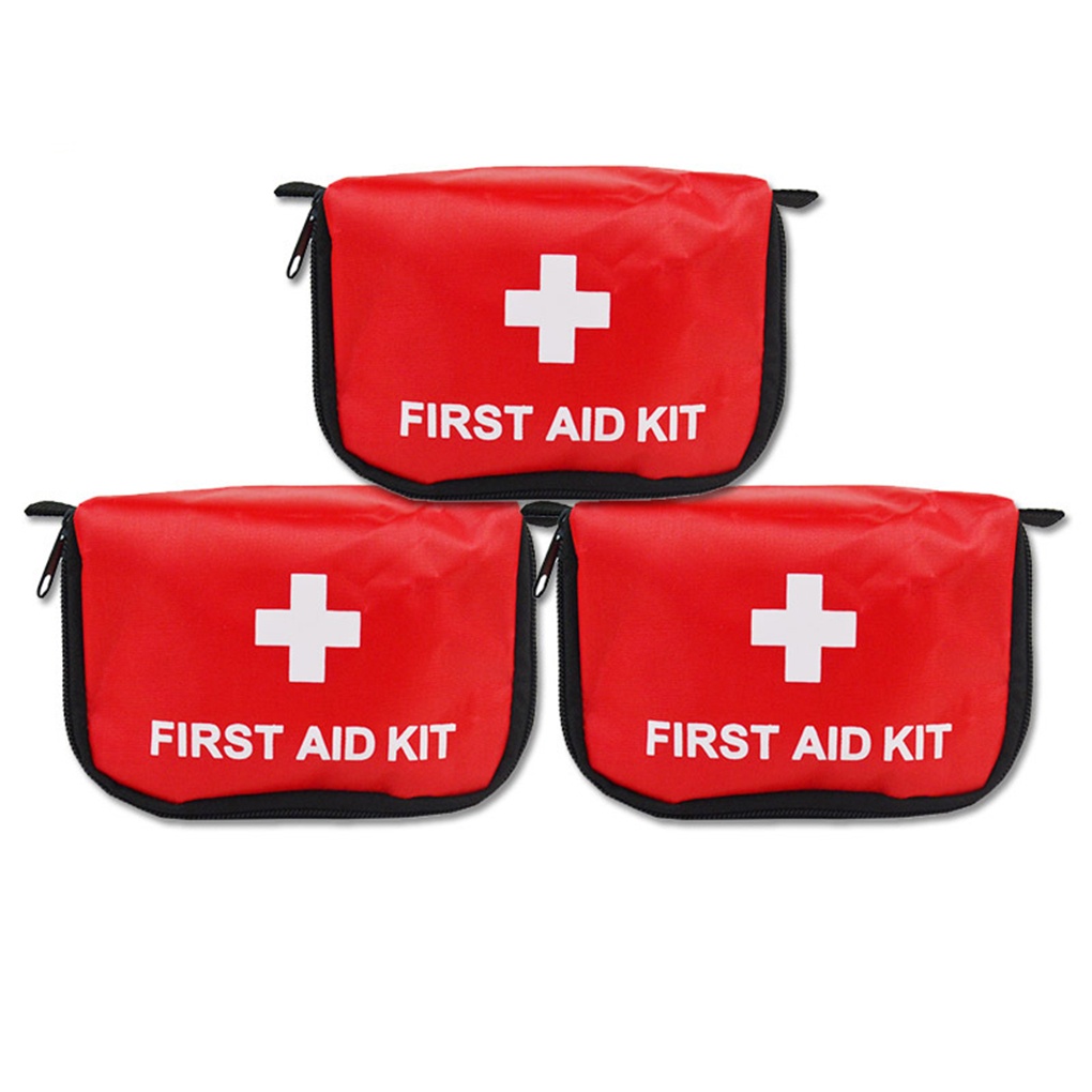 [Global] First Aid Kit Outdoor Car Travel Portable Emergency Empty Bag Camping Hiking Survival Pack
