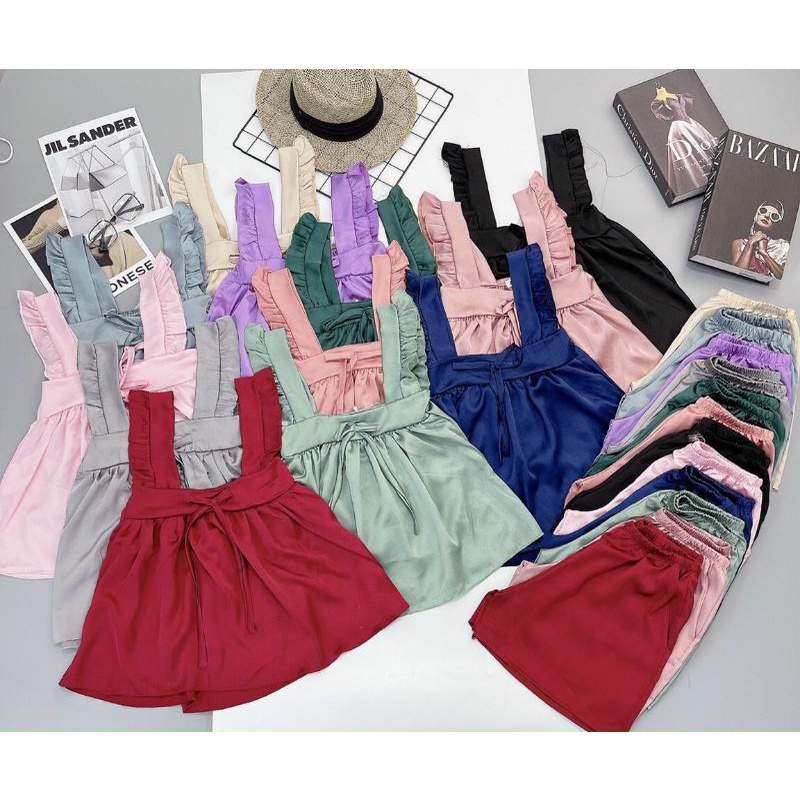 Set Lụa Satin Cánh Tiên Siêu Đẹp - Hàng thiết kế