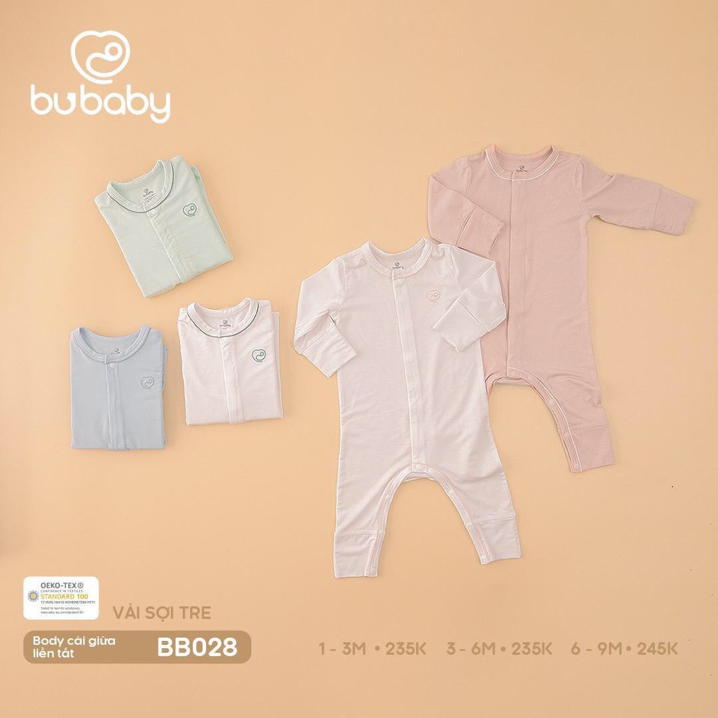Body cài giữa kèm bao tay BUBABY