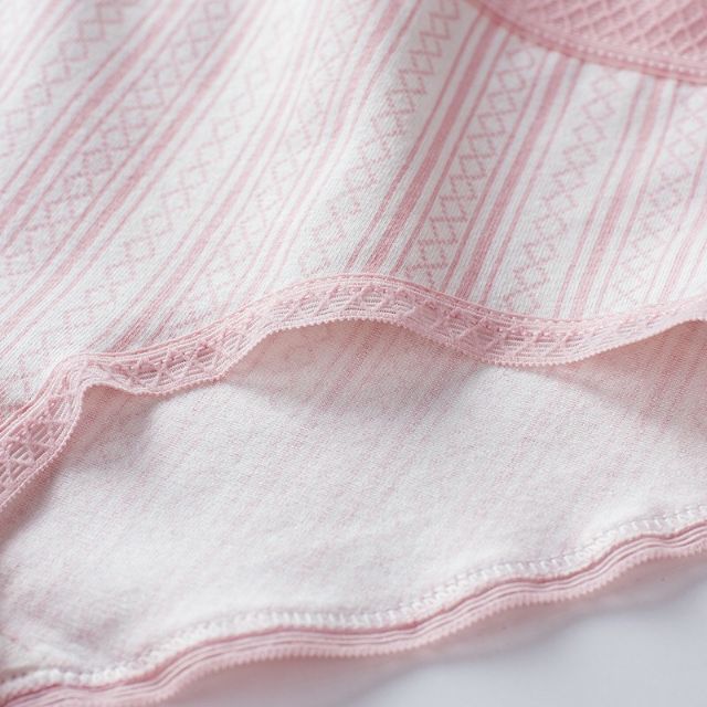 Quần Lót Cotton Cạp Ren Phối Họa Tiết Zic Zac mã 045