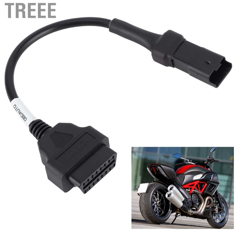 Đầu Chuyển Đổi Từ Treee 4 Pin Sang Obd2 Dành Cho Xe Ducati Panigale Fit Multistrada 1200 2010 2014